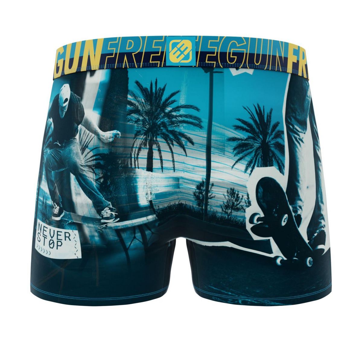 FREEGUN Lot de 4 boxers homme Street Sport