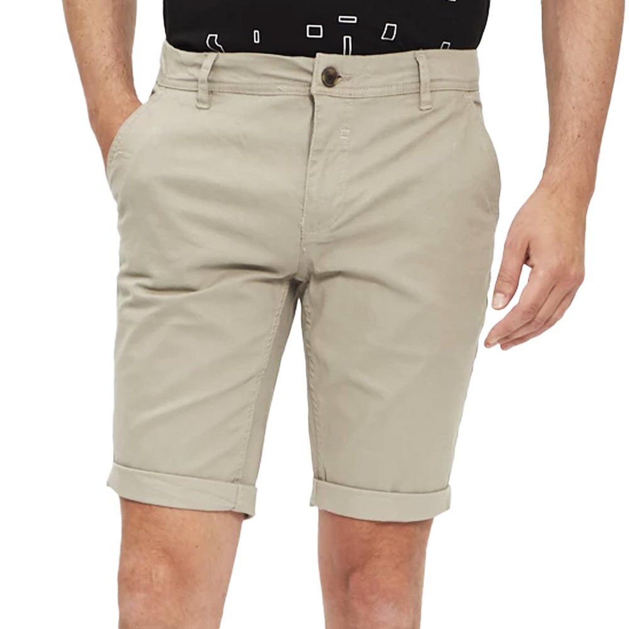 Voir la diapositive 1 : PANAME BROTHERS Short Écru Homme Paname Brothers Bermuda Chino