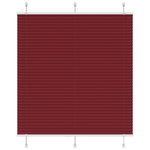 VIDAXL Store plisse rouge bordeaux 120x150 cm largeur du tissu 119,4cm