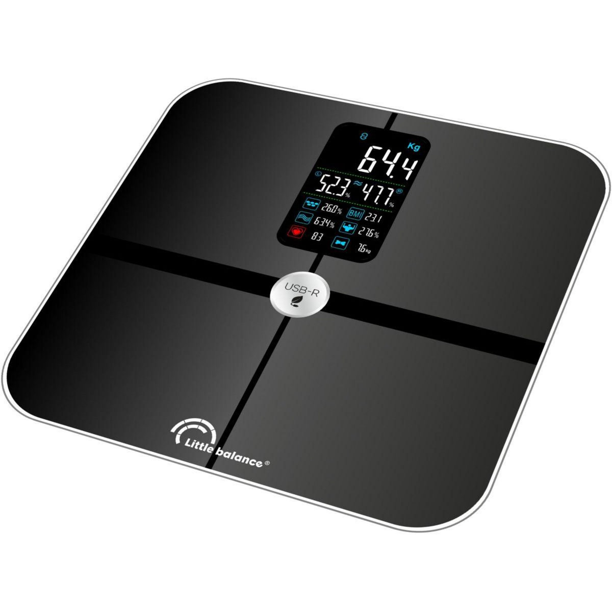 LITTLE BALANCE Pèse personne impédancemètre Cardio X4 ITO USB - reparable