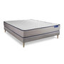 Voir la diapositive 2 : ACTISOM Ensemble matelas Mémoire de forme ACTIMEMO FORM 120x190 cm 5zones de confort + sommier KIT gris
