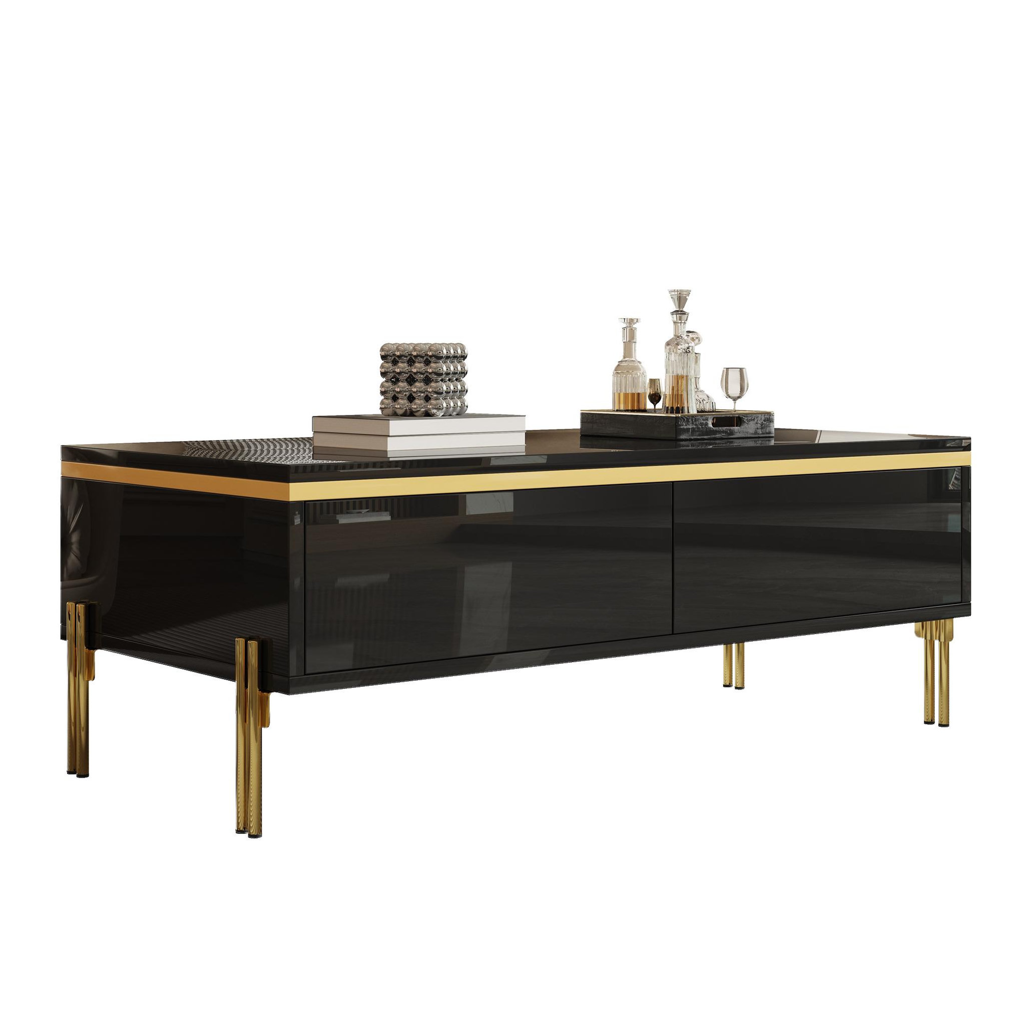 MERAX Table basse. Coloris disponibles : Blanc, Noir