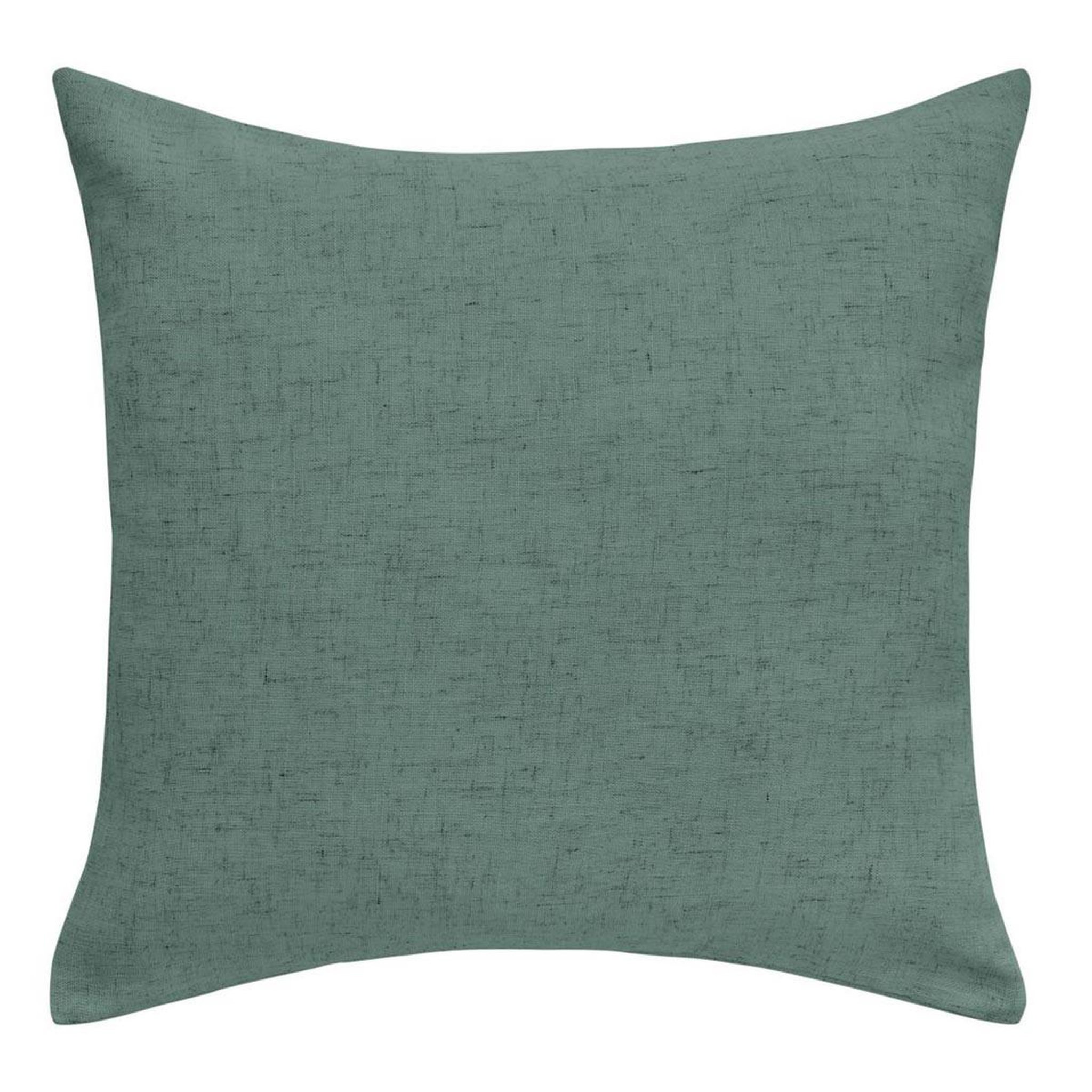 Douceur d'Intérieur Coussin effet lin tissé  nando  60x60cm vert cèdre