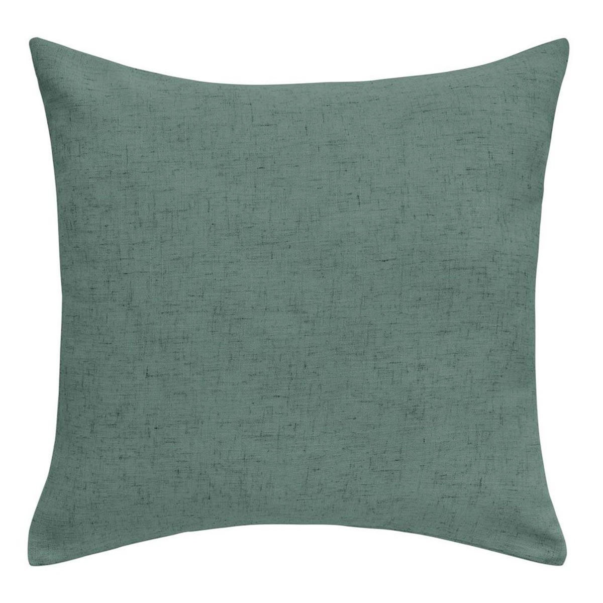 Paris Prix Coussin Effet Lin Tissé  Nando  60x60cm Vert Cèdre
