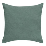 Paris Prix Coussin Effet Lin Tissé  Nando  60x60cm Vert Cèdre