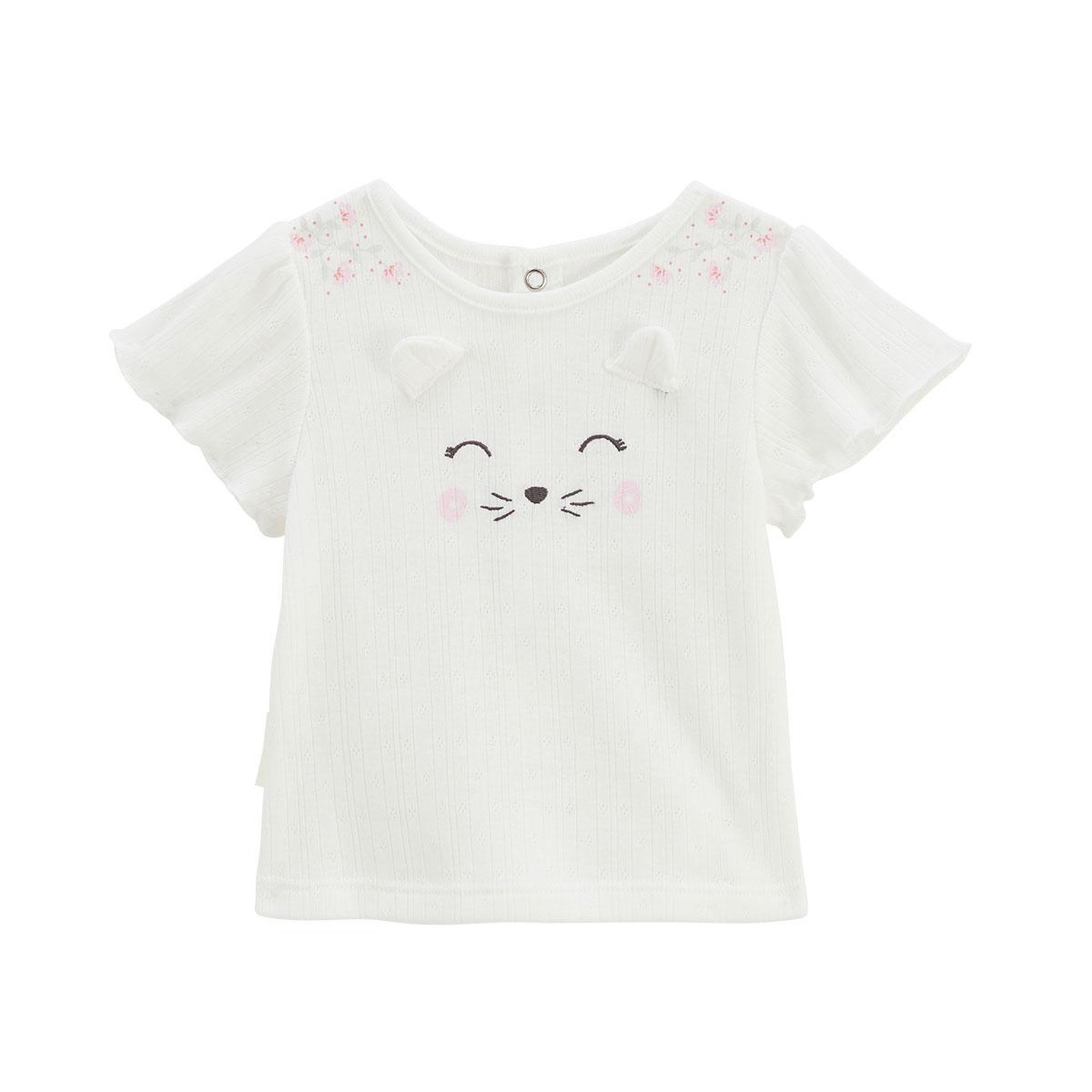 Voir la diapositive 4 : Petit Béguin Ensemble bébé t-shirt en pointelle et legging badian