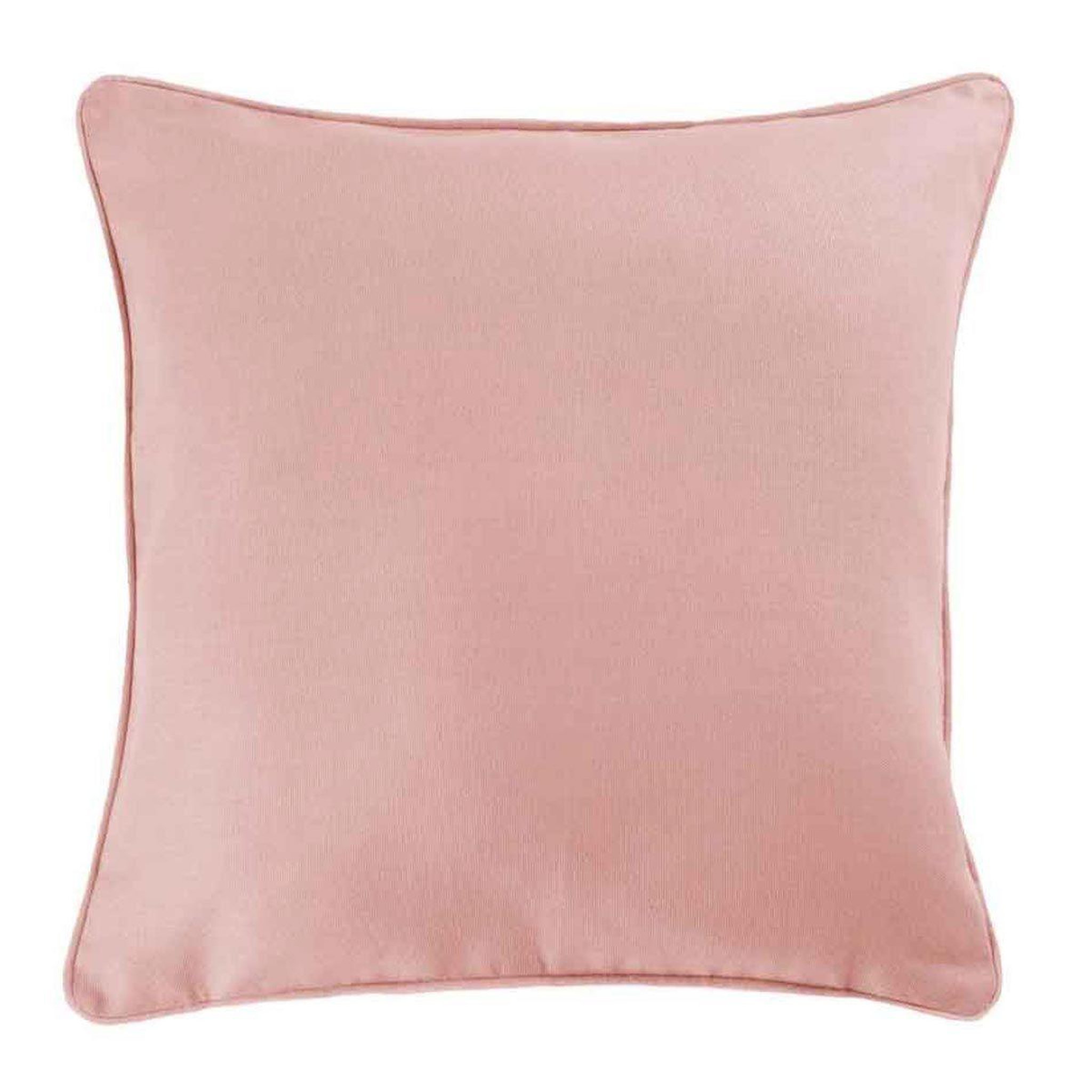 Douceur d'Intérieur Housse de coussin  panama  40x40cm rose poudré