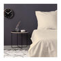 Voir la diapositive 1 : GENERIQUE Parure de lit - 1 housse de couette 220 x 240 cm + 2 taies d'oreiller 60 x 60 cm - Satiné 100% coton - Creme