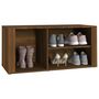 Voir la diapositive 4 : VIDAXL Armoire a chaussures Chene marron 100x35x45cm Bois d'ingenierie