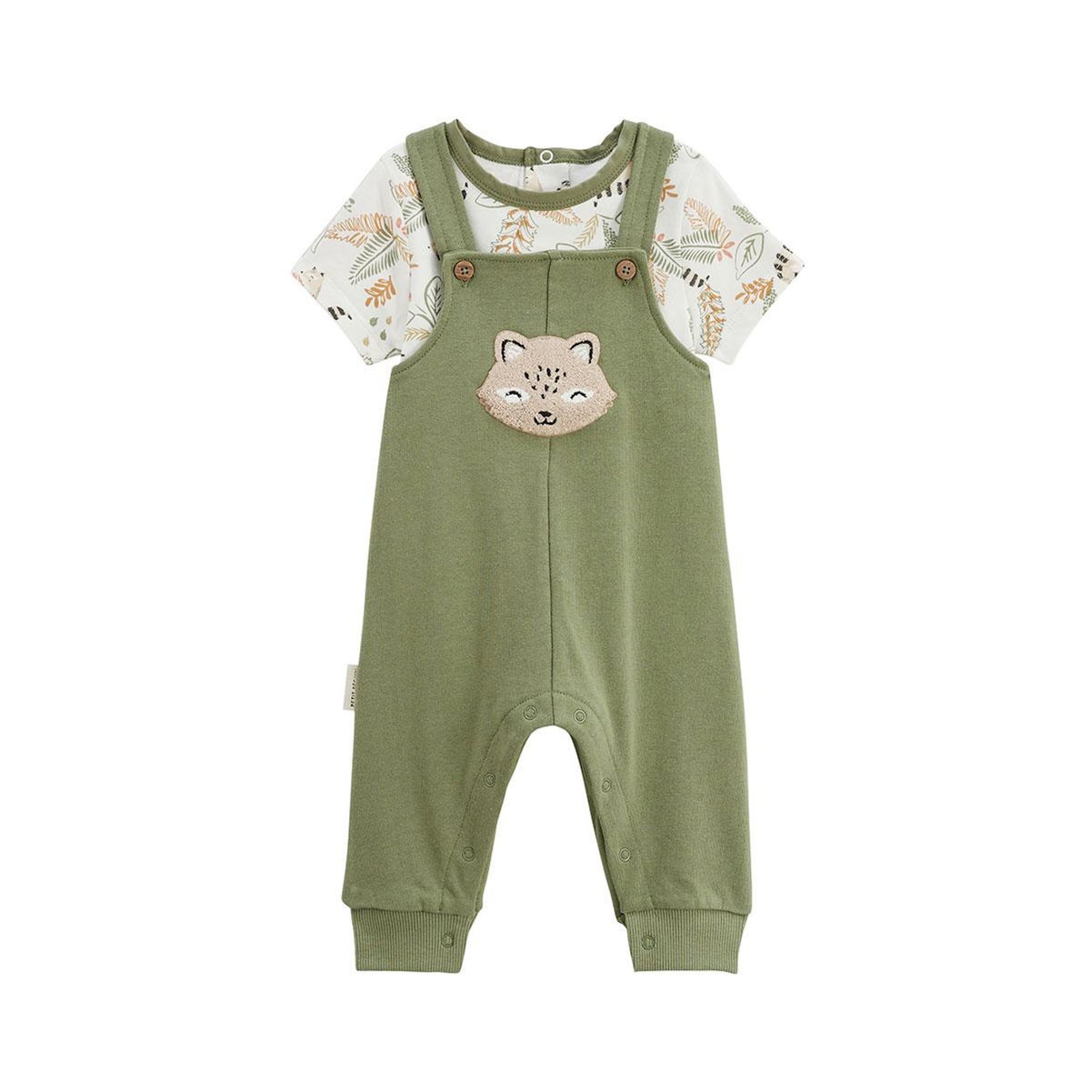 Petit Béguin Ensemble salopette bébé et t-shirt Gabin