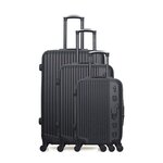 GENTLEMAN FARMER GENTLEMAN FARMER - Set de 3 Valises LIAM 75 cm 4 Roues. Coloris disponibles : Gris, Vert, Beige