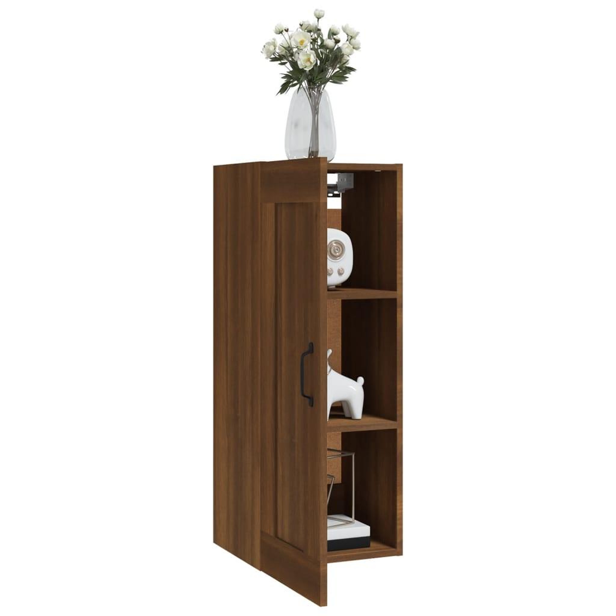 Voir la diapositive 4 : VIDAXL Armoire suspendue Chene marron 35x34x90 cm Bois d'ingenierie