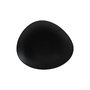 Voir la diapositive 1 : SECRET DE GOURMET Lot de 6 Assiettes de Présentation  Galet  33cm Noir