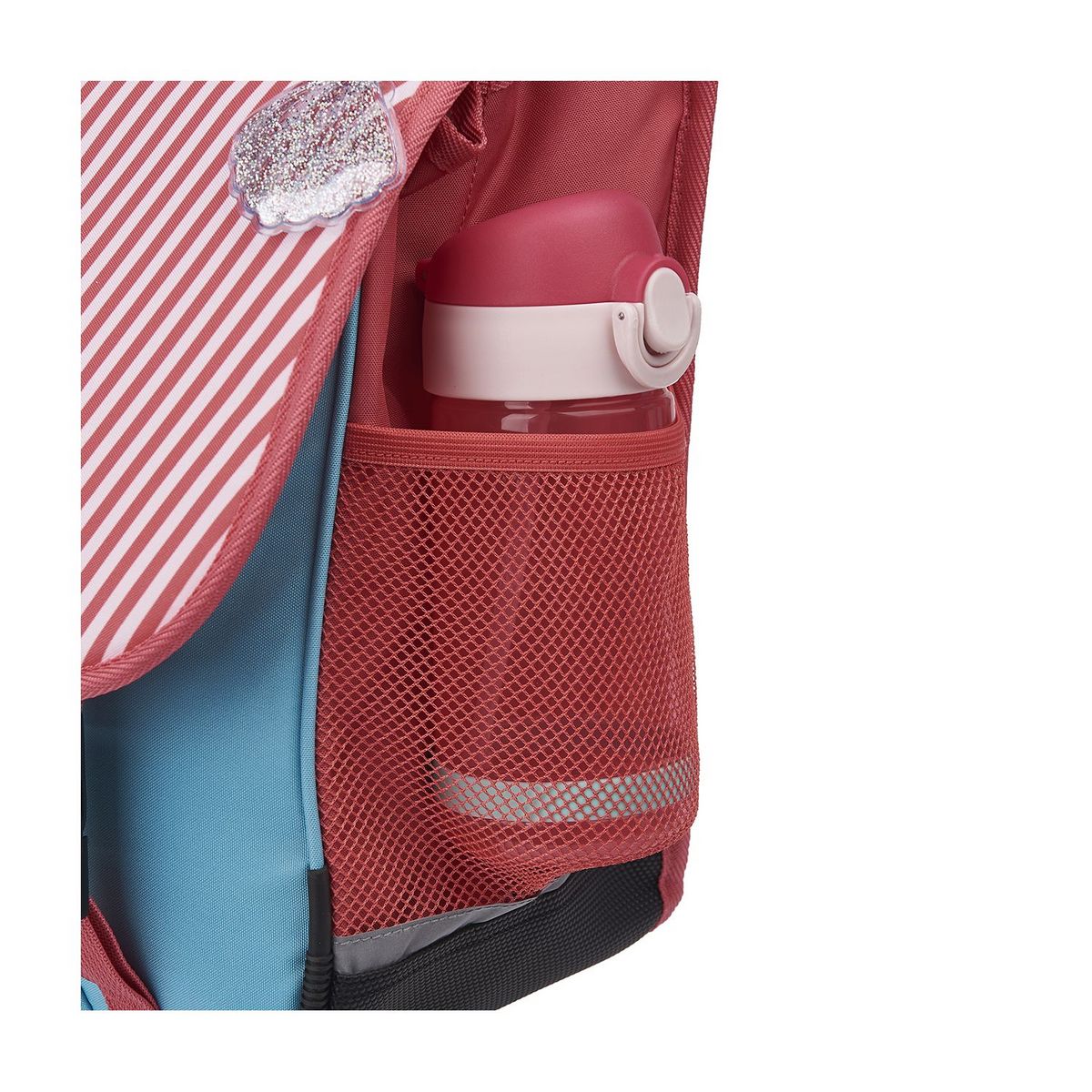 AUCHAN Cartable à roulettes 41 cm CM1/CM2 multicolore Fashion Mermaid