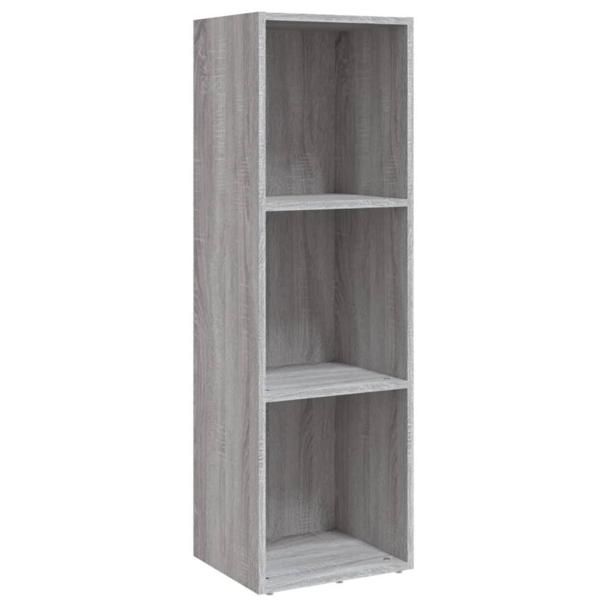 VIDAXL Bibliotheque/Meuble TV sonoma gris 36x30x114 cm bois ingenierie