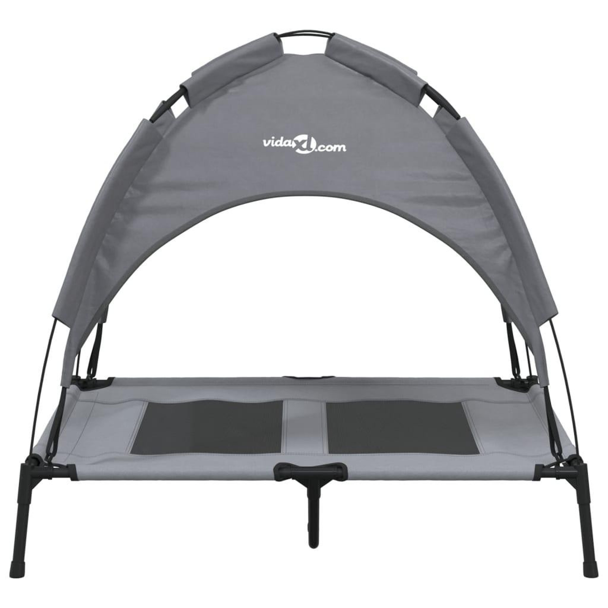 Voir la diapositive 4 : VIDAXL Lit pour chien avec auvent anthracite tissu Oxford et acier