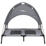 Voir la diapositive 4 : VIDAXL Lit pour chien avec auvent anthracite tissu Oxford et acier