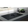 Voir la diapositive 2 : ELICA Table de cuisson aspirante à induction 83cm 4 feux 7400w noir - prf0120977