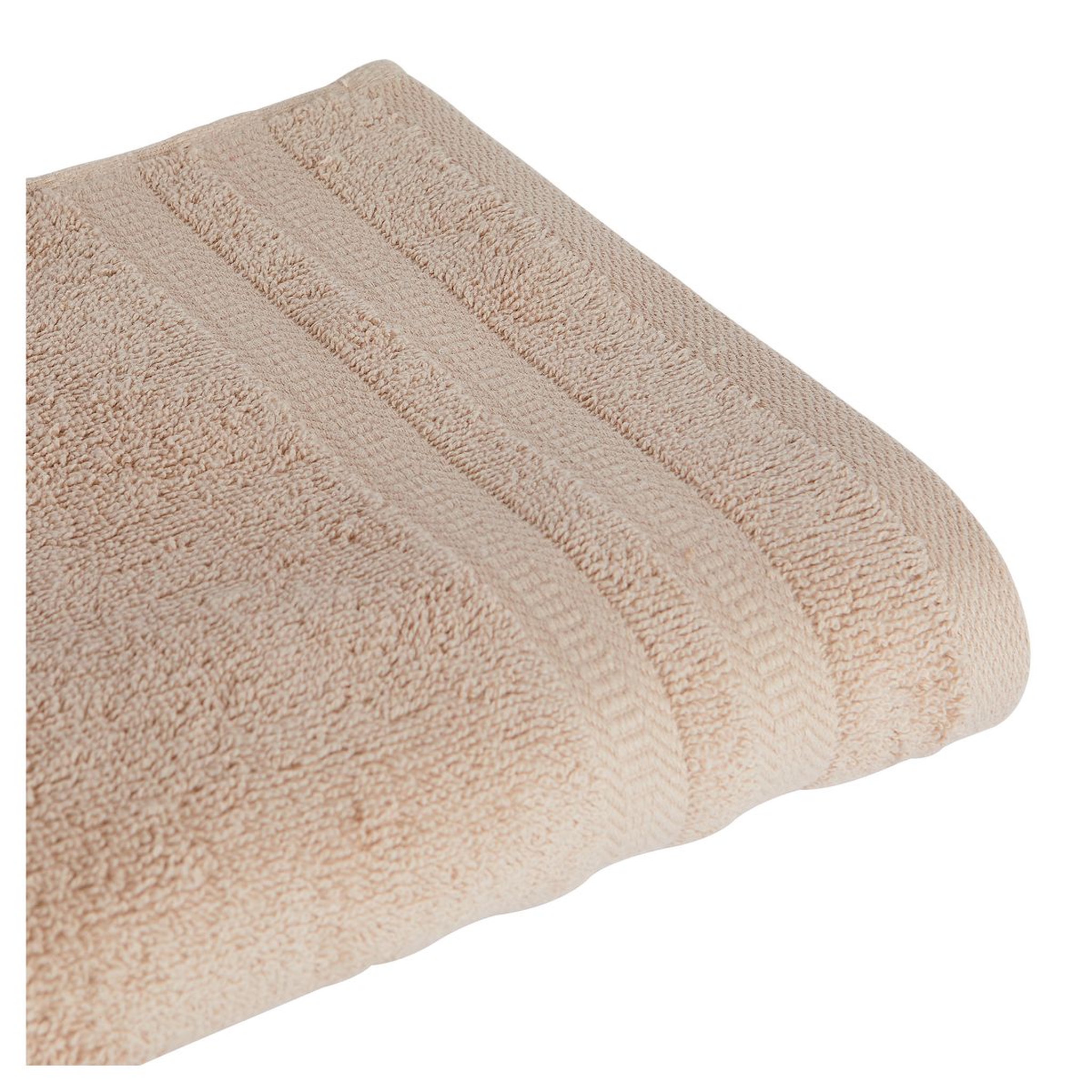 Voir la diapositive 2 : ACTUEL Serviette invité unie en coton 450 g/m²