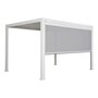 Voir la diapositive 5 : SWEEEK Pergola Bioclimatique – Triomphe – 4x3m, aluminium, à lames orientables + store 4m