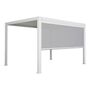Voir la diapositive 5 : SWEEEK Pergola Bioclimatique – Triomphe – 4x3m, aluminium, à lames orientables + store 4m