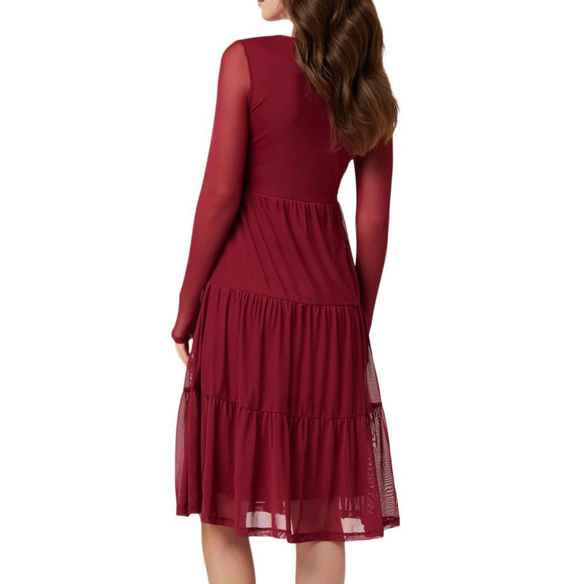 Vila Robe Rouge Femme Vila Volettis Mesi