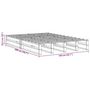 Voir la diapositive 6 : VIDAXL Cadre de lit sans matelas cire marron 140x200cm bois pin massif