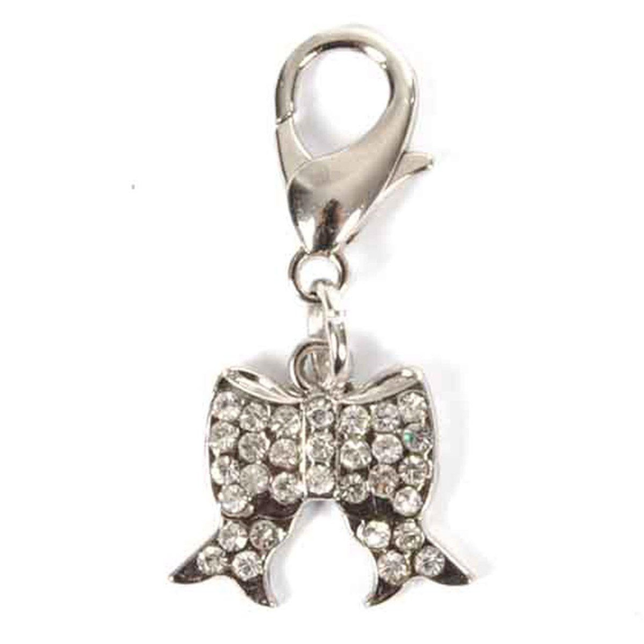 LOVE STORY Pendentif pour collier  nœud  2cm argent