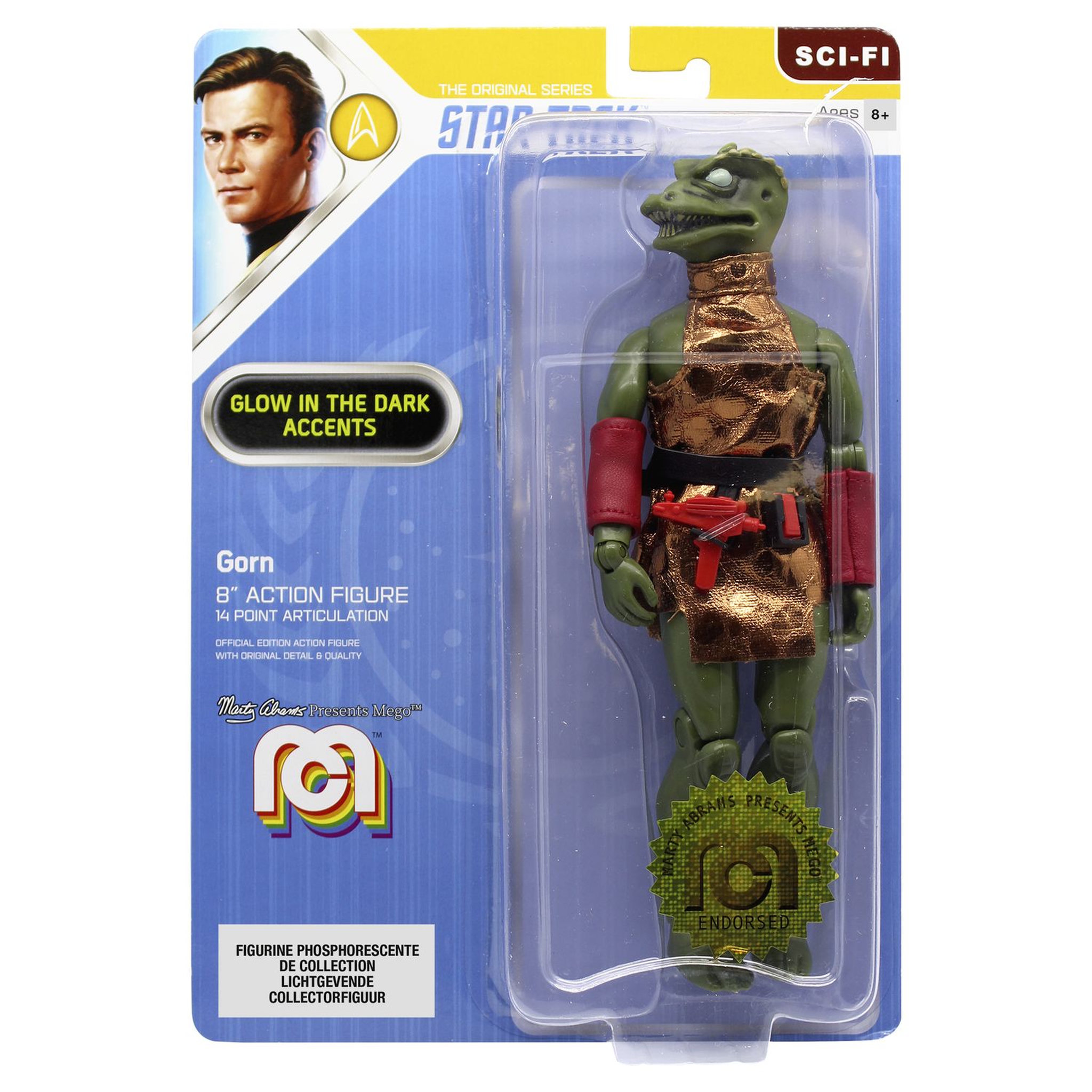 Voir la diapositive 1 : LANSAY Figurine Gorn Star Trek 20 cm - MEGO