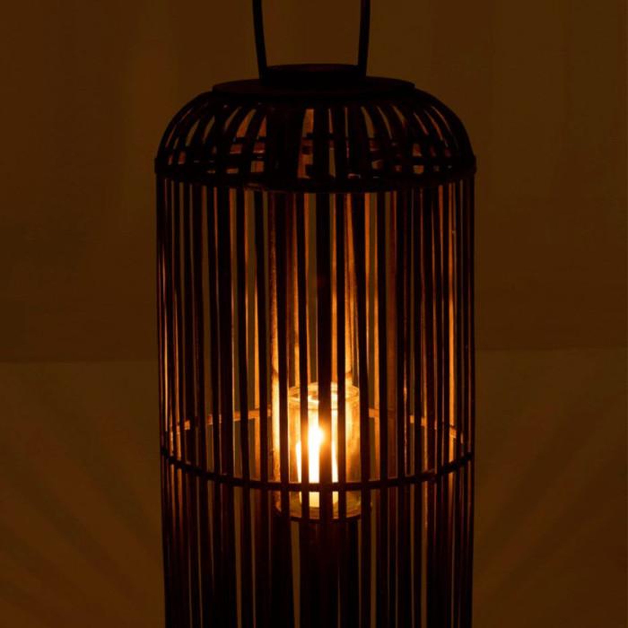 Voir la diapositive 3 : Paris Prix Lanterne Déco en Bois  Calvo  96cm Gris
