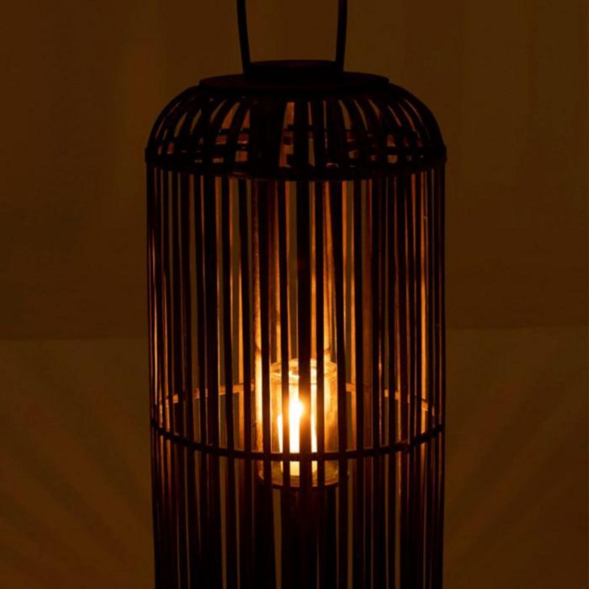 Paris Prix Lanterne Déco en Bois  Calvo  96cm Gris