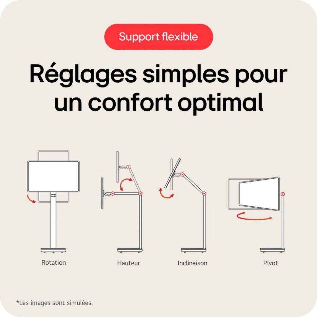 LG Ecran PC 4K 32U889SA-W.AE Smart Monitor32'' IPS