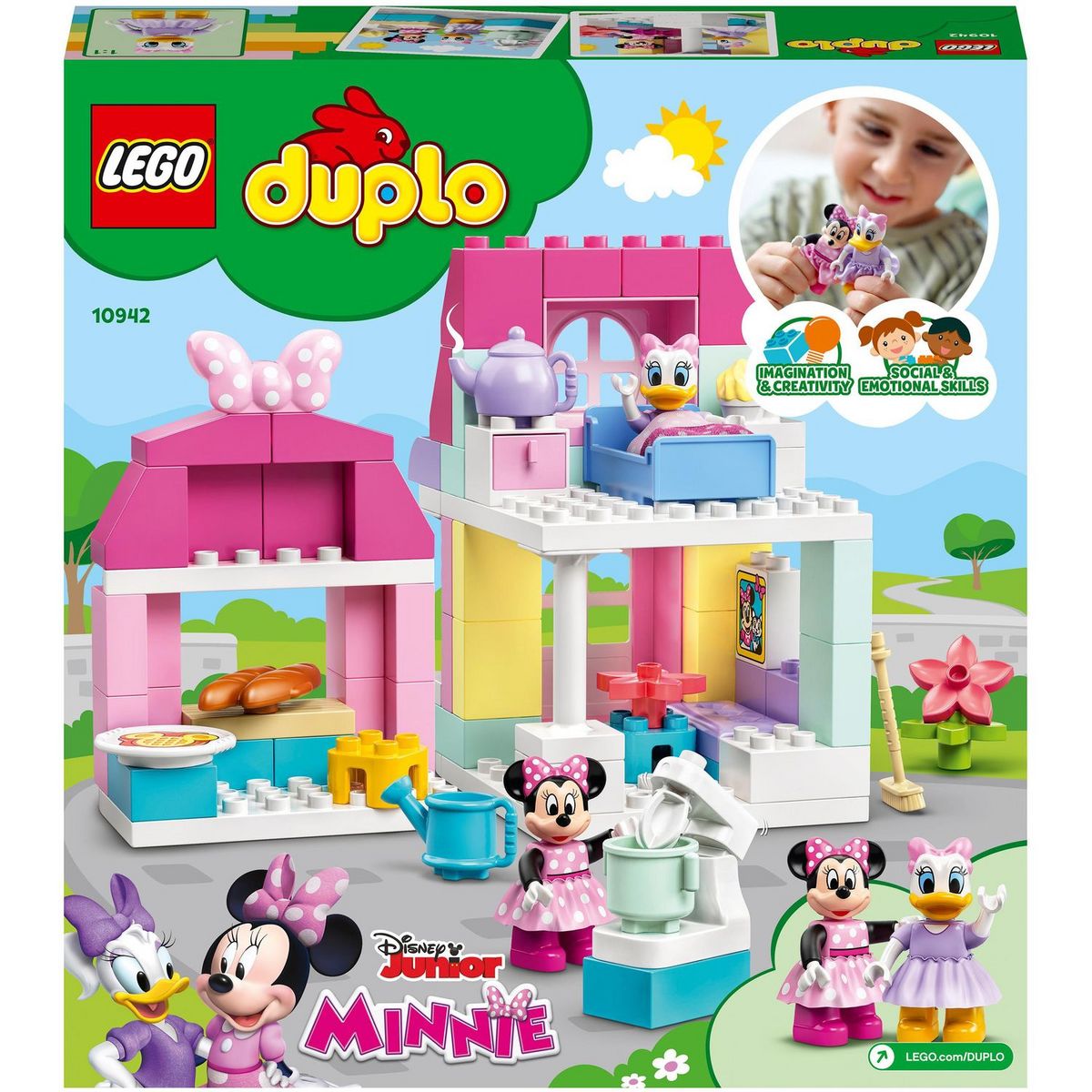 LEGO DUPLO Disney 10942 - La maison et le café de Minnie dès 2 ans