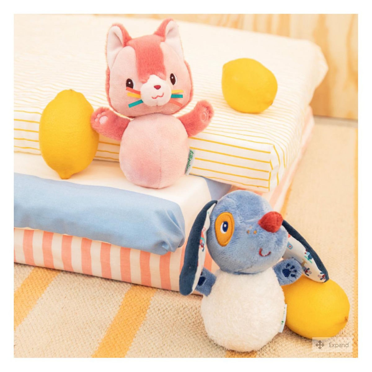 LILLIPUTIENS Peluche sonore Culbuto Jules le chien