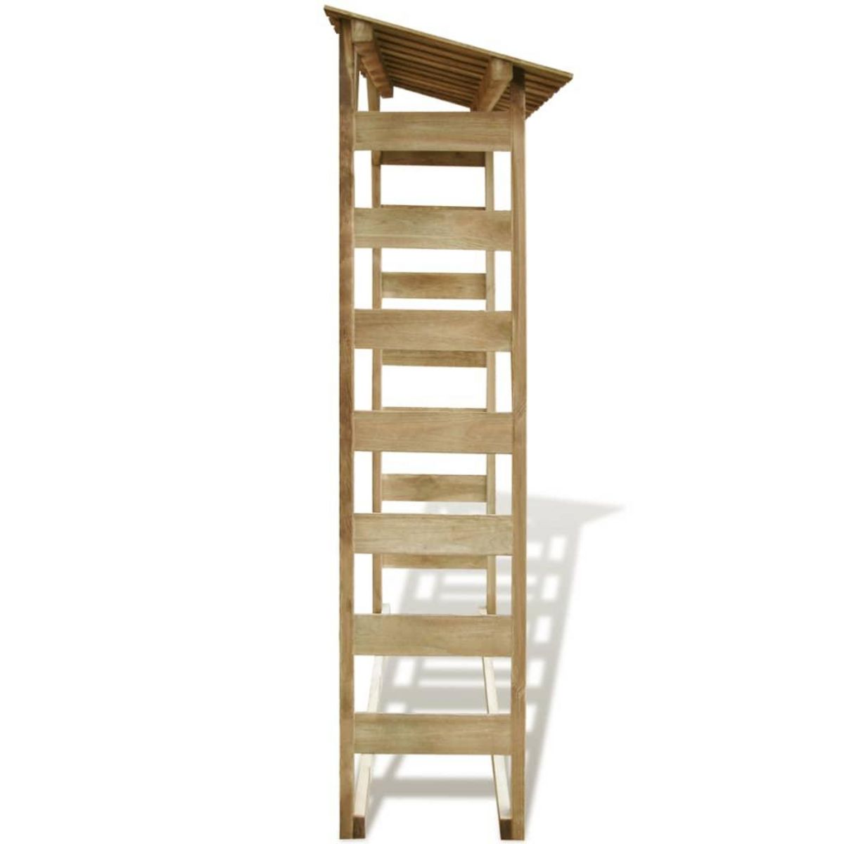 VIDAXL Abri de stockage du bois de chauffage 150x44x176 cm Pin impregne