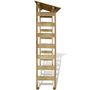 Voir la diapositive 3 : VIDAXL Abri de stockage du bois de chauffage 150x44x176 cm Pin impregne