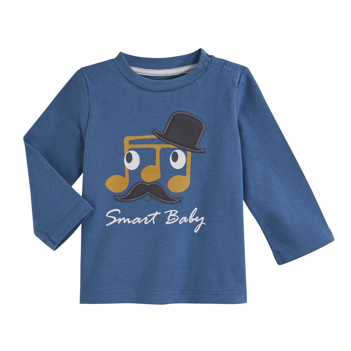 INEXTENSO Tee-shirt moustache manches longues bébé garçon