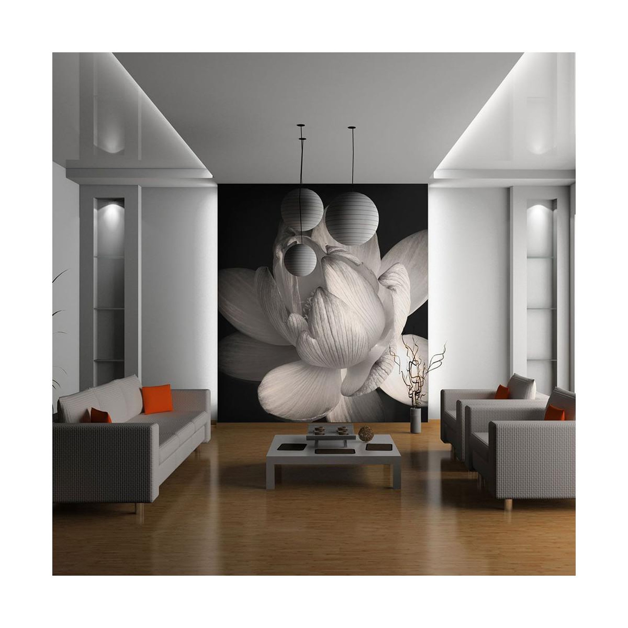 Voir la diapositive 1 : Paris Prix Papier Peint  Fleur de Lotus