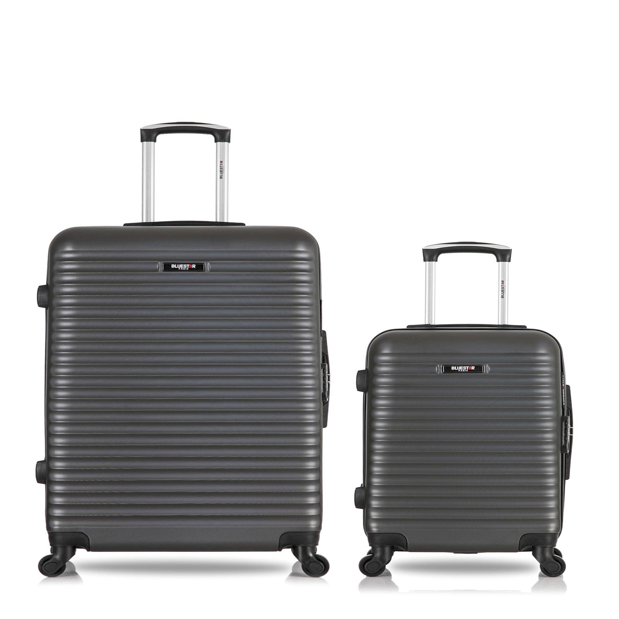 BLUESTAR BLUESTAR - LOT DE 2 - Valises grand format et cabine BRAZILIA. Coloris disponibles : Gris