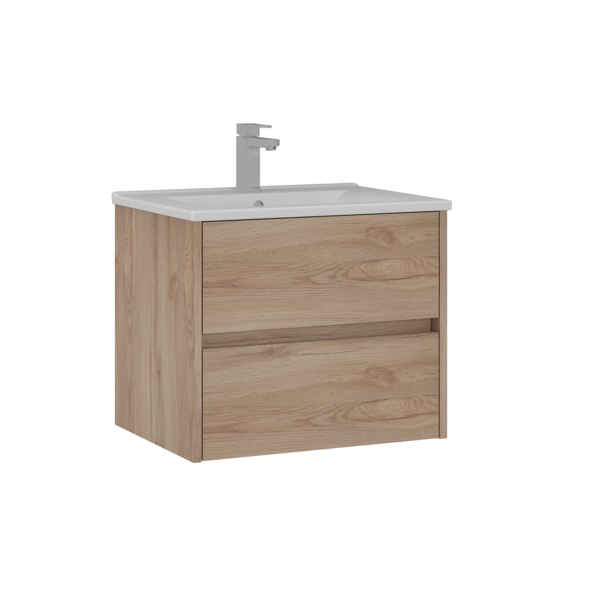 Habitat et Jardin Meuble Vasque  Side 65 v2  - 65 x 45 x 52 cm - Oak