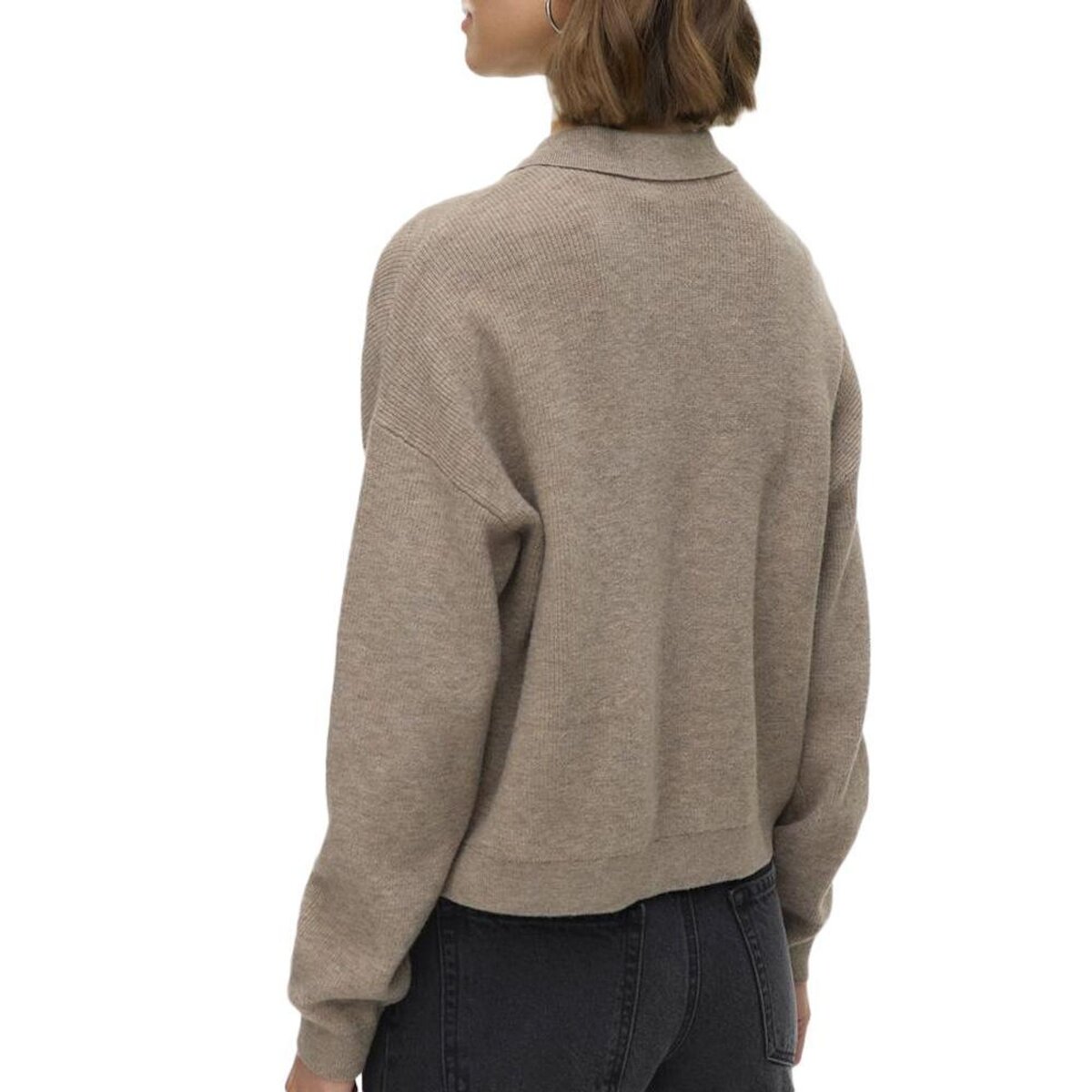Vero Moda Pull Taupe Femme Vero Moda Exciting