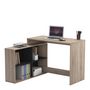 Voir la diapositive 1 : Bureau d'angle droit ou gauche avec rangements L112cm MAX