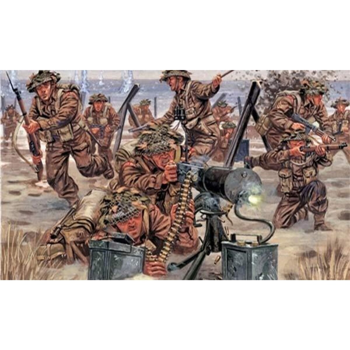 Italeri Figurines 2ème Guerre Mondiale : Artillerie Britannique
