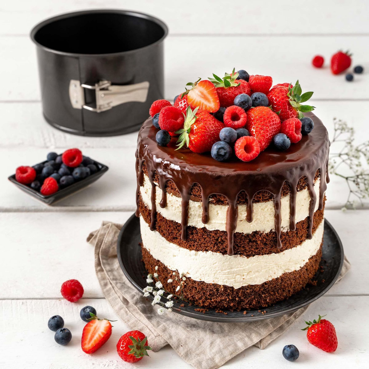 ZENKER Moule à panettone à charnière 18 cm Zenker Black Metallic