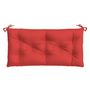 Voir la diapositive 5 : VIDAXL Coussins de banc jardin lot de 2 rouge 100x50x7 cm tissu Oxford