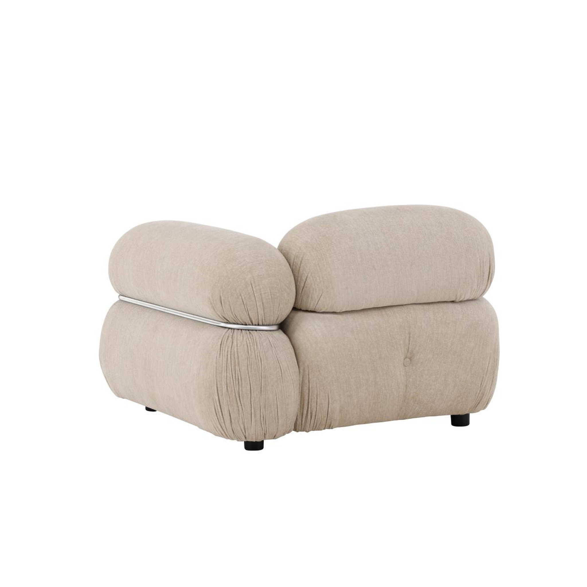 Voir la diapositive 6 : Paris Prix Module canapé d'angle gauche  mika  95cm beige