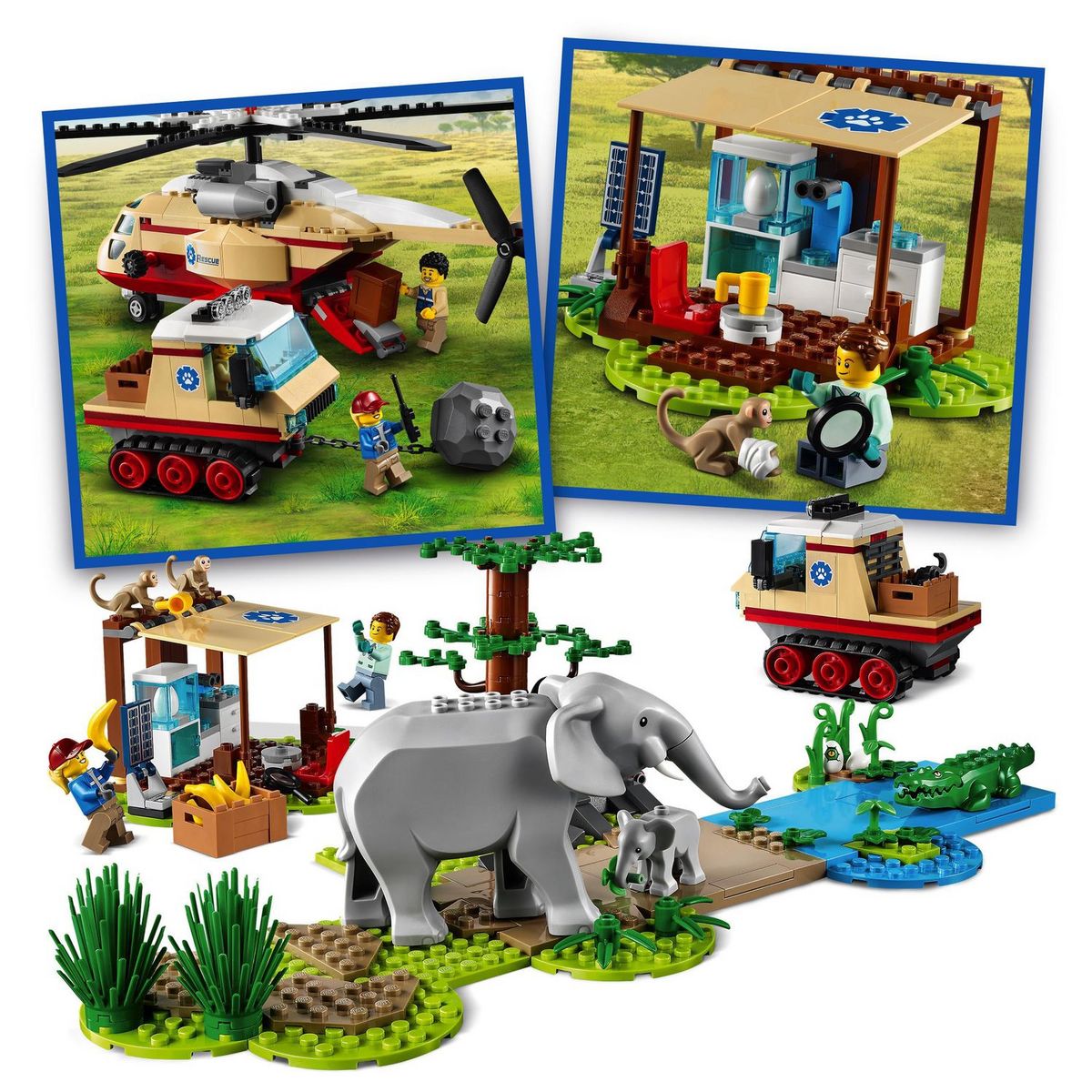 LEGO City Wildlife 60302 L'opération de sauvetage des animaux sauvages dès 6 ans
