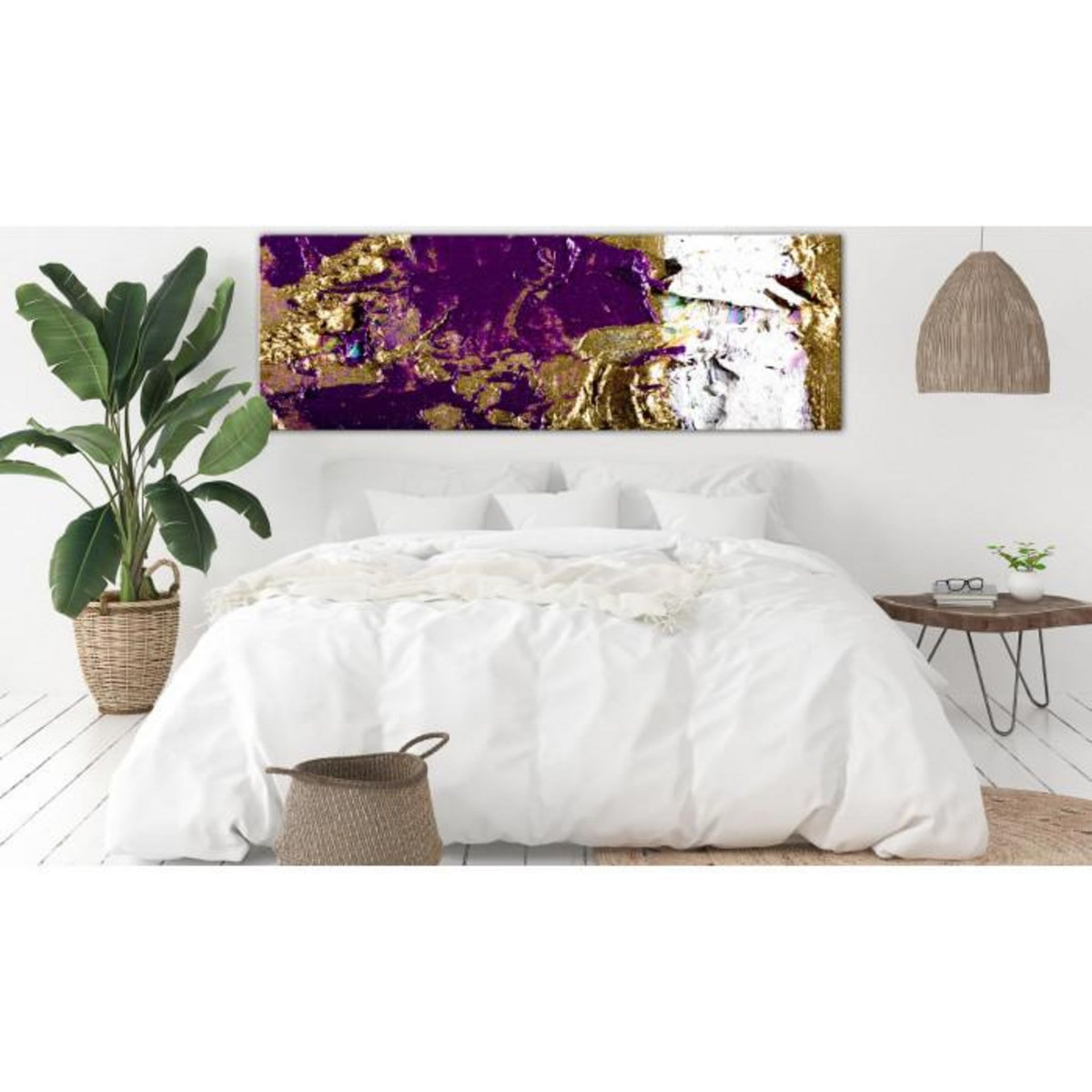 Paris Prix Tableau Imprimé  Purple Wave Narrow