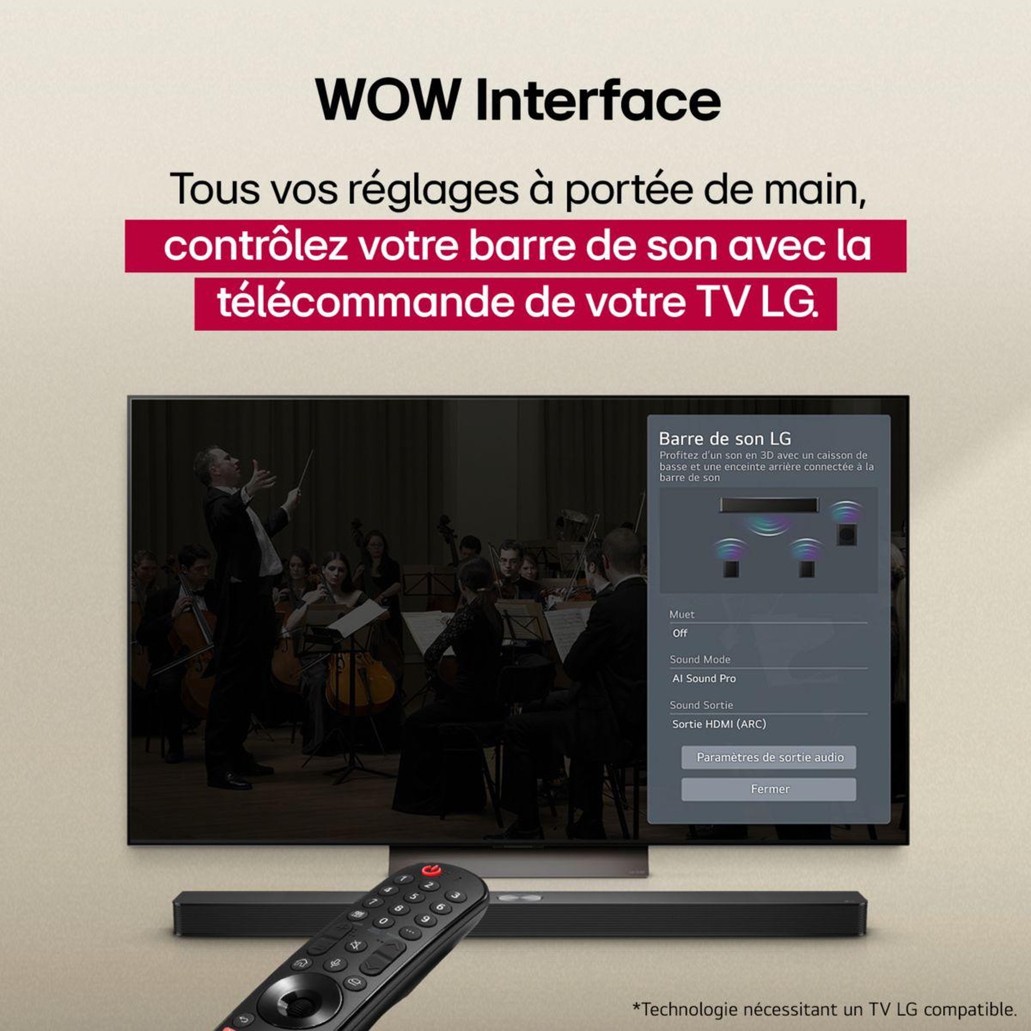 Voir la diapositive 3 : LG Barre de son 2.1 300w bluetooth noir - s40t