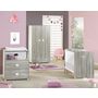 Voir la diapositive 3 : BABY PRICE Armoire chambre bébé 2 portes HAPPY, Chêne Silex